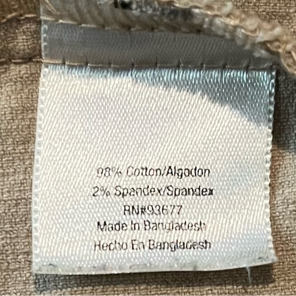 St. John’s Bay Tan Corduroy Women’s Blazer size XL - Picture 4 of 4